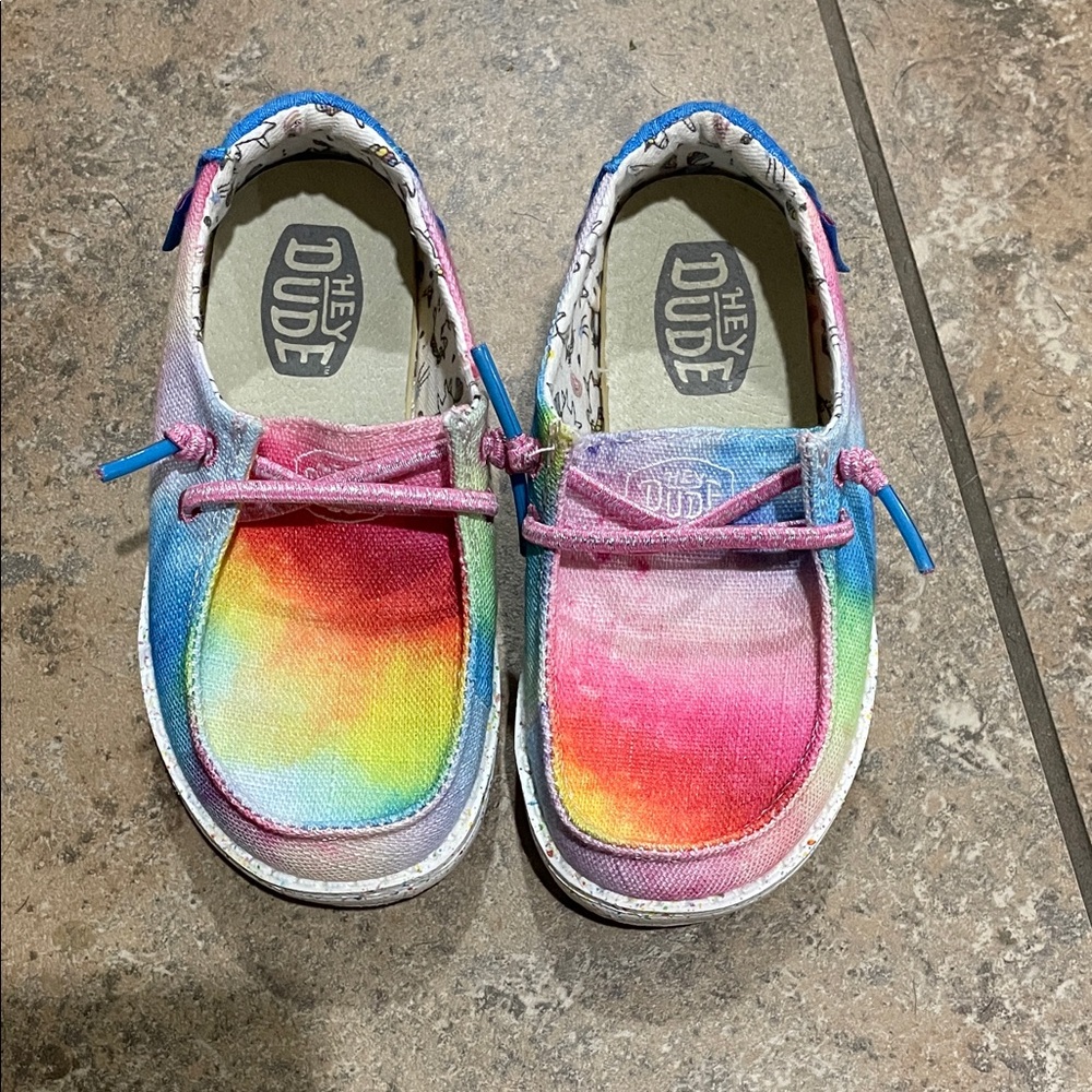 Hey Dude Kids' Colorful Canvas Sneakers